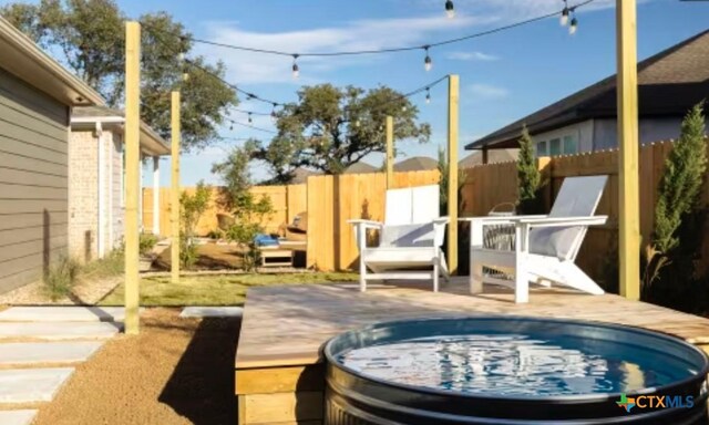 544 Bauer Loop, Liberty Hill, TX 78642 - view of fenced backyard