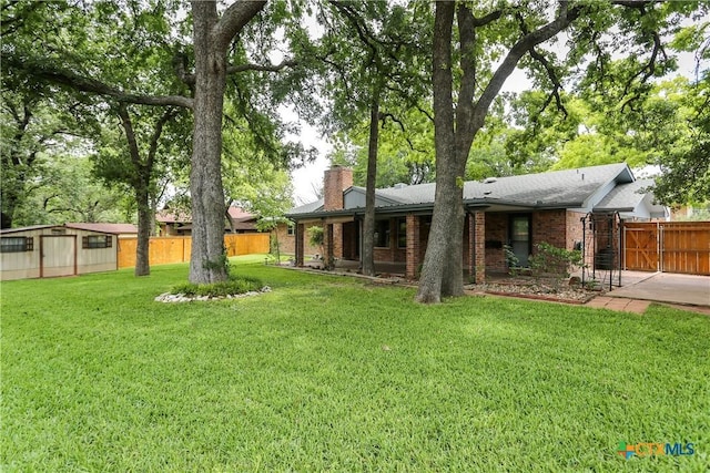 view of yard