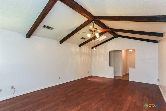 unfurnished living room featuring a ceiling fan, wood finished floors, and baseboards