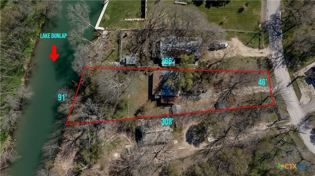 2021 Chinaberry Ln, New Braunfels, TX 78130 - map of property location featuring property boundaries highlighted
