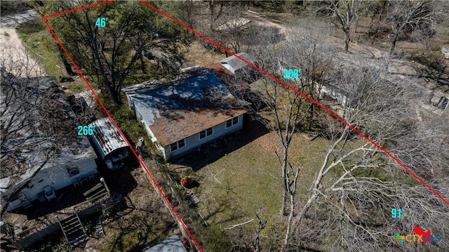 2021 Chinaberry Ln, New Braunfels, TX 78130 - view of subject property with property parcel outlined