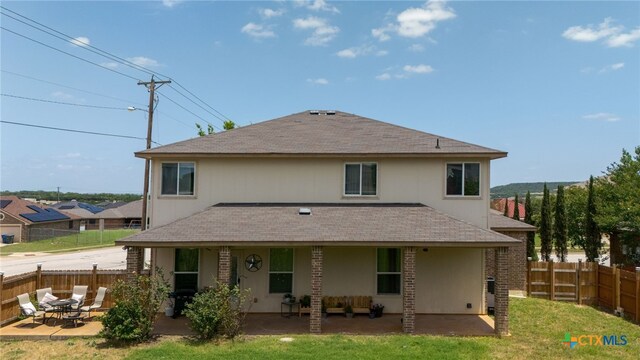 2307 Scott Dr, Copperas Cove, TX 76522 - back of property with a patio and roof with shingles