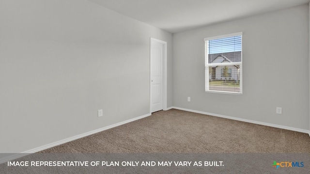 empty room featuring carpet