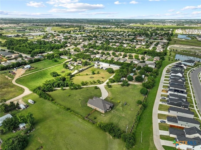 200 Tate Ln, Round Rock, TX 78626 - aerial view of property and surrounding area with a nearby body of water and nearby suburban area