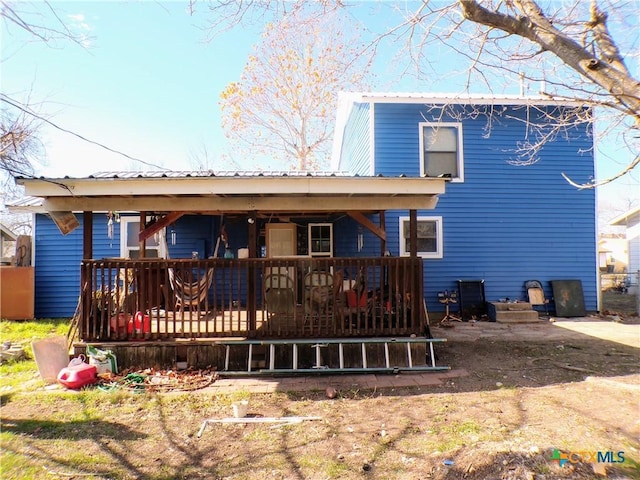 view of back of property