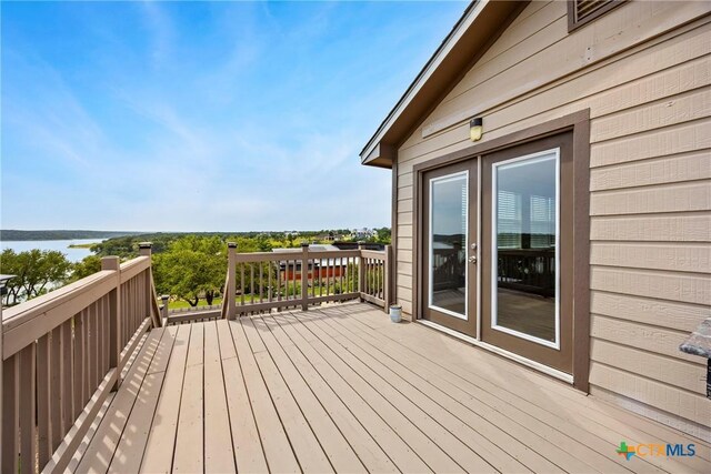 34 Spruce Dr, Belton, TX 76513 - deck with a water view