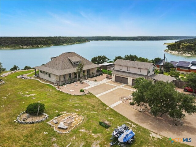 34 Spruce Dr, Belton, TX 76513 - aerial view of property and surrounding area featuring a nearby body of water
