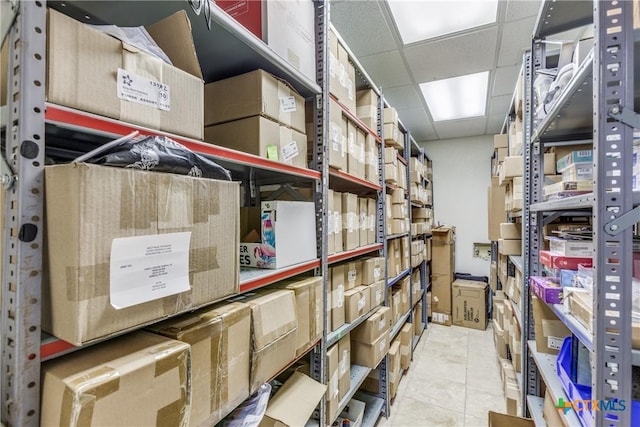 view of storage room