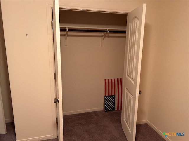 view of closet