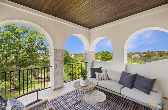 124 Schooner Dr, Lakeway, TX 78738 - view of patio / terrace with an outdoor living space