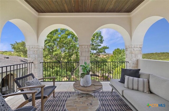 124 Schooner Dr, Lakeway, TX 78738 - view of patio / terrace featuring an outdoor hangout area