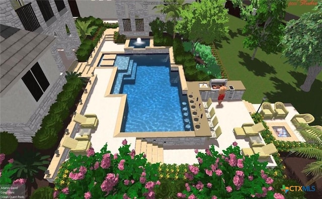 124 Schooner Dr, Lakeway, TX 78738 - view of outdoor pool