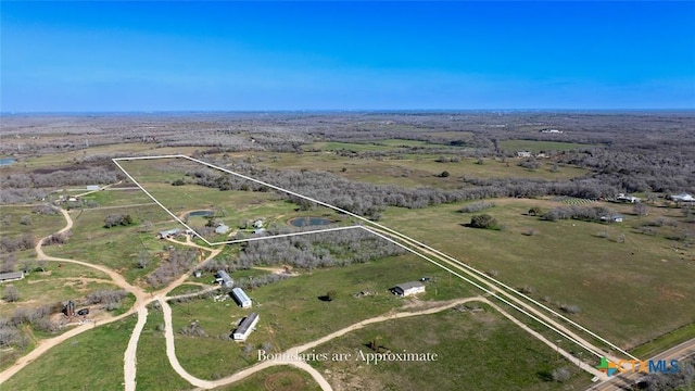 3270 Fm 671, Luling, TX 78648 - drone / aerial view featuring a rural view