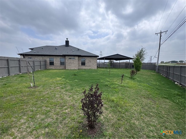 3220 Wild Seed Dr, Salado, TX 76571 - view of yard with a fenced backyard