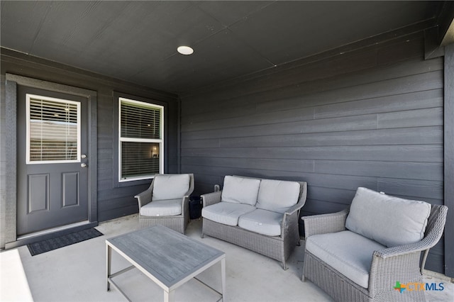 1004 Norway Dr, Seguin, TX 78155 - view of patio / terrace featuring an outdoor living space