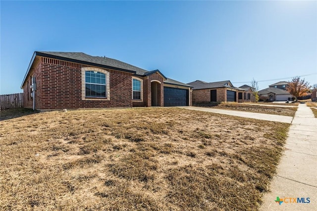 ranch-style house with a garage