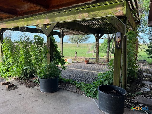6414 Fm 234 N, Edna, TX 77957 - view of patio / terrace with a pergola
