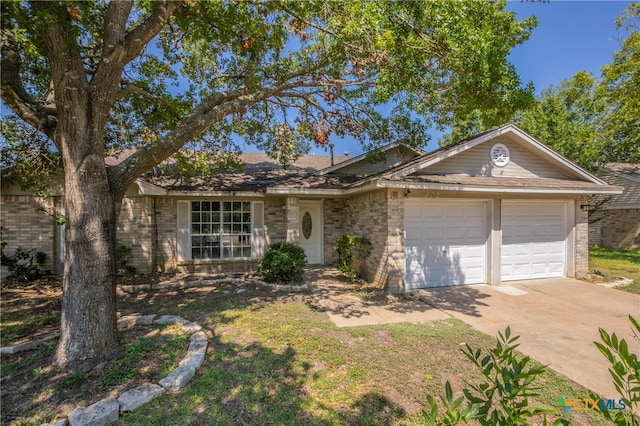 ranch-style house with a garage