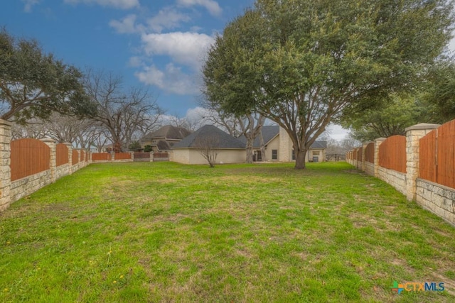 133 Rio Azul, Seguin, TX 78155 - view of yard with fence private yard
