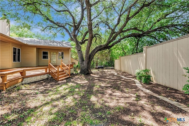 2006 Rose Cir, Harker Heights, TX 76548 - view of yard featuring a deck
