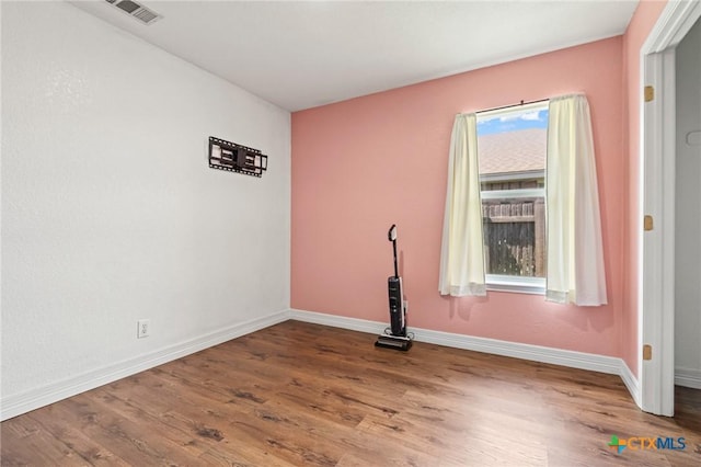 3801 Joshua Taylor Dr, Killeen, TX 76549 - unfurnished room with wood finished floors and baseboards