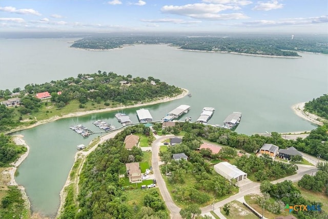 3299 Lake Park Rd, Belton, TX 76513 - birds eye view of property featuring a water view
