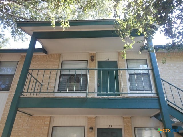 view of property with an attached garage