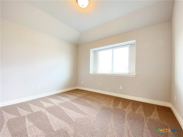 414 Field Corn Ln, San Marcos, TX 78666 - unfurnished room with carpet floors and vaulted ceiling