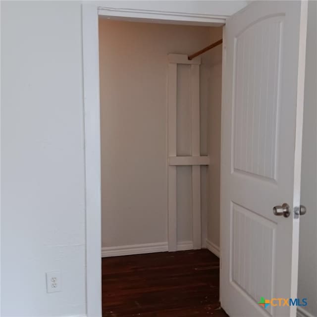 view of closet