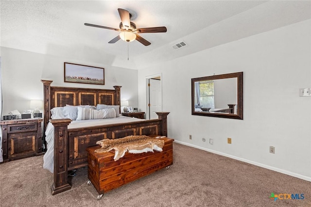 404 Innwood Dr, Georgetown, TX 78628 - carpeted bedroom featuring baseboards and a ceiling fan