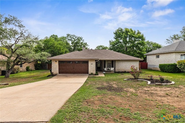404 Innwood Dr, Georgetown, TX 78628 - single story home featuring an attached garage and concrete driveway