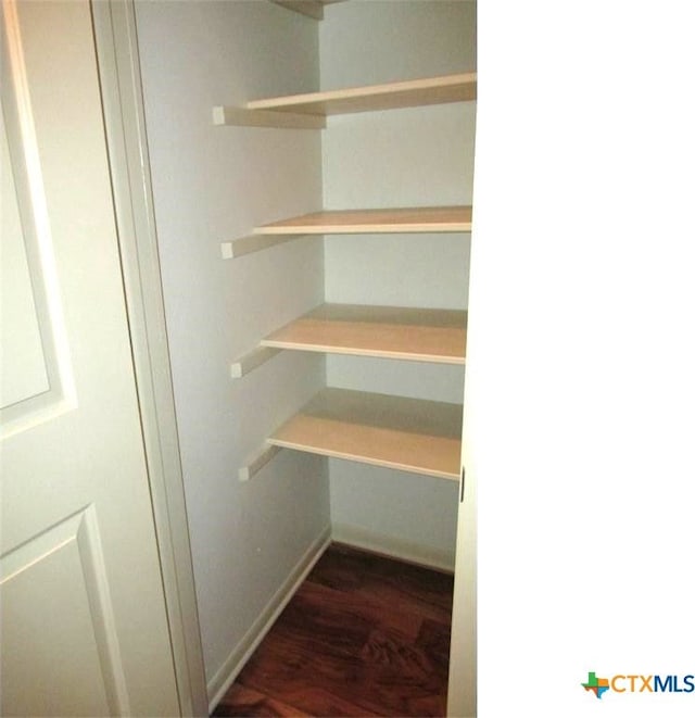 view of closet