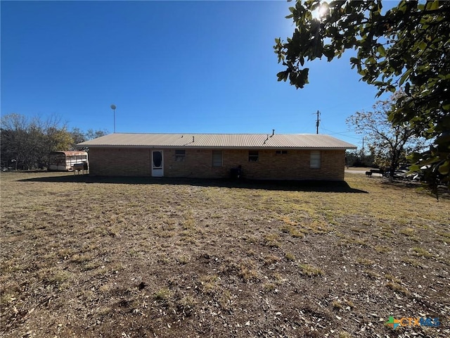 view of back of property