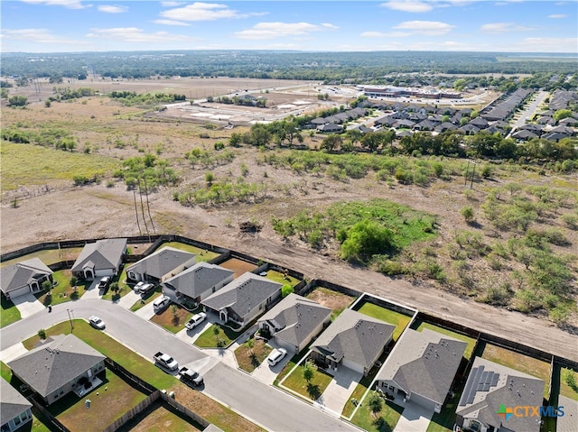 2206 Hayes St, Temple, TX 76502 - aerial view of property and surrounding area with nearby suburban area