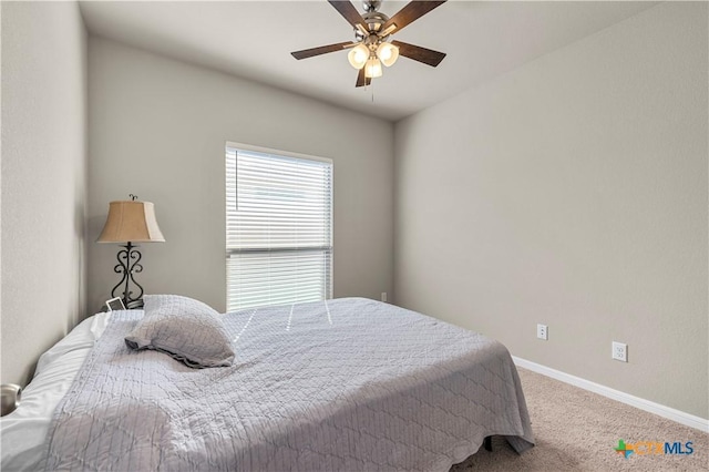 2206 Hayes St, Temple, TX 76502 - bedroom featuring carpet, baseboards, and a ceiling fan