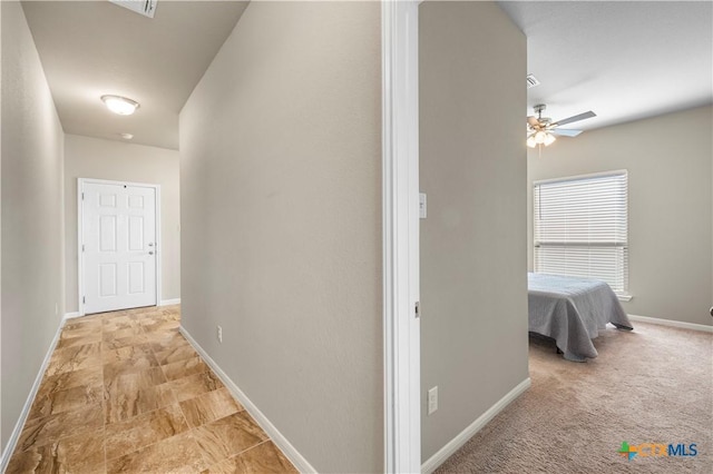 2206 Hayes St, Temple, TX 76502 - hall featuring baseboards