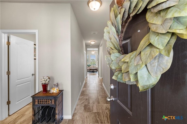 2206 Hayes St, Temple, TX 76502 - hall featuring baseboards