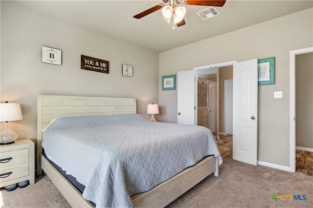 2206 Hayes St, Temple, TX 76502 - carpeted bedroom with baseboards and ceiling fan