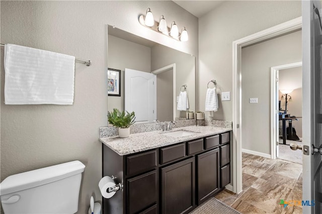 2206 Hayes St, Temple, TX 76502 - bathroom with toilet and vanity