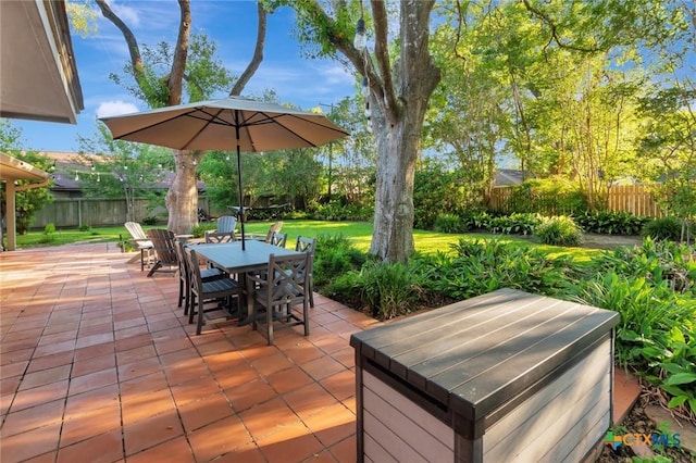 107 Spokane St, Victoria, TX 77904 - view of patio / terrace with outdoor dining space