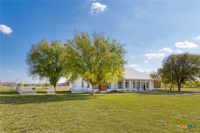 exterior space featuring a porch