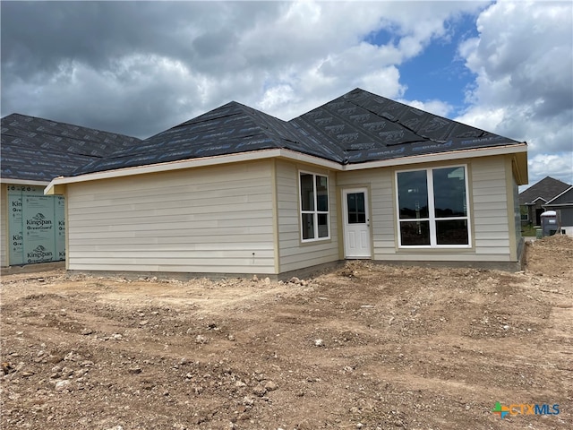 view of rear view of property