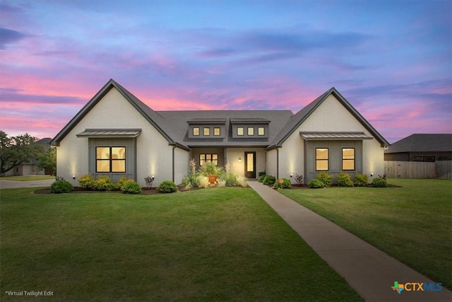 127 Cumberland Dr, Belton, TX 76513 - view of front facade with stucco siding, a standing seam roof, and metal roof
