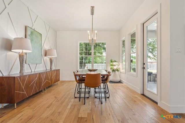 127 Cumberland Dr, Belton, TX 76513 - dining room featuring light wood-style floors and baseboards