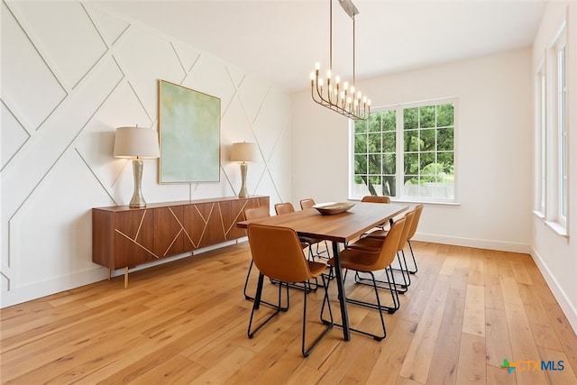 127 Cumberland Dr, Belton, TX 76513 - dining area with light wood-style flooring and baseboards