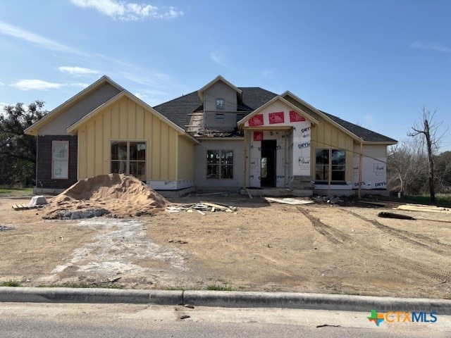 view of property under construction