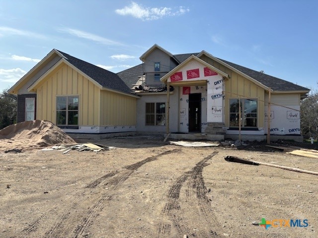 view of property in mid-construction