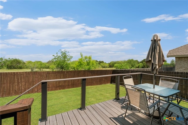6038 Ballast Trl, New Braunfels, TX 78132 - deck featuring outdoor dining area