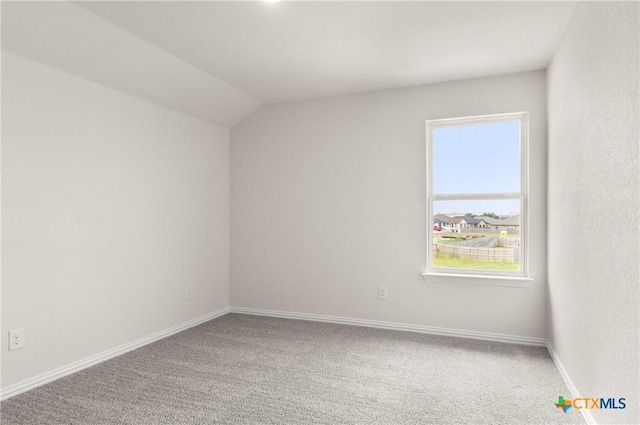 3815 Leming Ct, Temple, TX 76504 - spare room with carpet and lofted ceiling