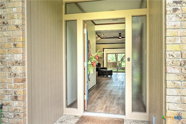 2702 Olympia Dr, Temple, TX 76502 - doorway to property with brick siding